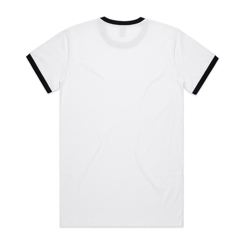 WHITE/BLACK - BACK staple-ringer-tee-white/black-back